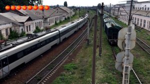 Поезд скоростной Электропоезд. Развивающее видео для детей про Поезда и транспорт