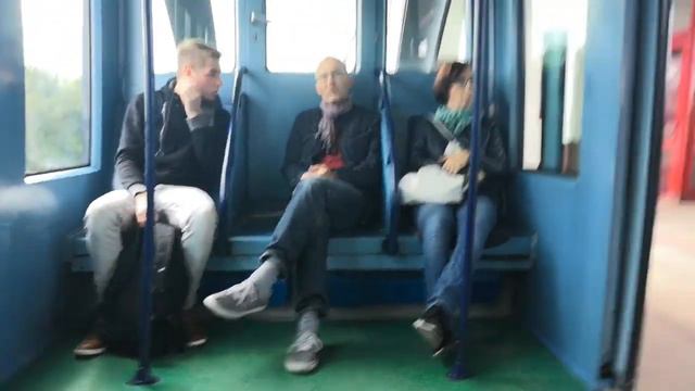 Поездка на монорельсе в Москве, телецент-ул Сергея Эйзенштейна. 4 августа 2019 года смотреть онлайн