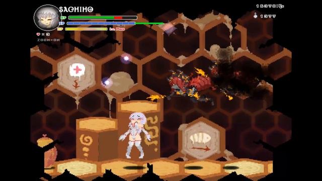 Echidna Wars Dx - Sachiho Cosplay Enjou Sakuya - Ryona Gameplay