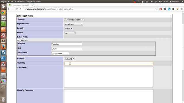 Mantis Bug Tracker Tutorial смотреть онлайн
