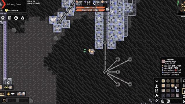 Destroying the organic base — Mindustry mod "Decaling" VS "Bio mod" смотреть онлайн