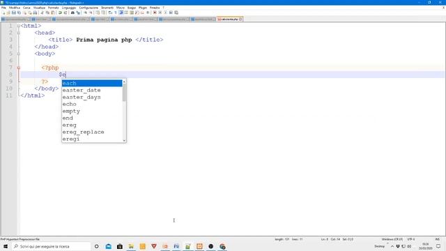 PHP lezione 4 смотреть онлайн