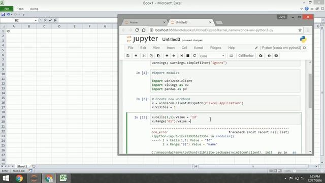 Data Analysis and Manipulation in Excel Using Python Win32Com Pandas and XlWings Part 1 смотреть онлайн