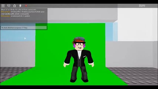 How to hide your chat in roblox (not /e and works with admin commands) смотреть онлайн