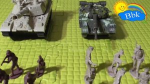 Домашние сражения игрушек  ↑ Военные солдатики, танки, катера ↑ Обзор игрушек