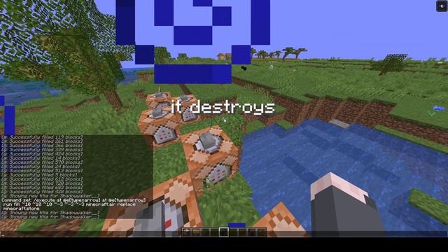 How to replace blocks Minecraft(JAVA) смотреть онлайн