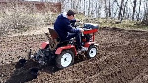 агромаш МТ110 2 часть нарезка грядок