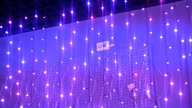 Световой занавес с уникальными RB светодиодами смотреть онлайн