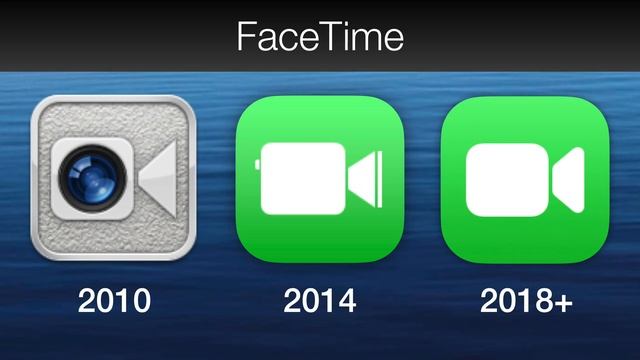 Apple iOS Icons over the years (2010 - present) смотреть онлайн