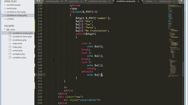 PHP- Switch-Arrays смотреть онлайн