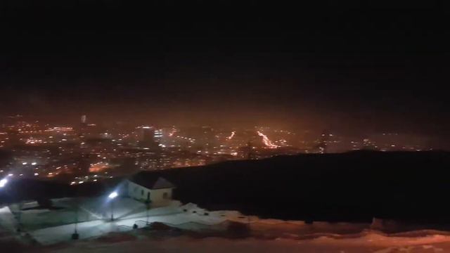 Часовня Параскевы Пятницы вид на Красноярск смотреть онлайн