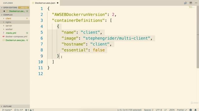 128. Docker: More Container Definitions | Docker on AWS смотреть онлайн
