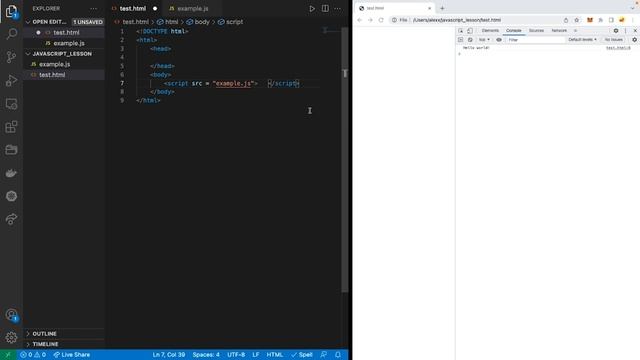 JavaScript Tutorial | How To Write Hello World In Javascript смотреть онлайн