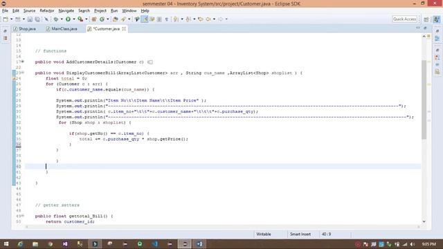 Console Based | Demo Inventory Management System using JAVA Part #02 смотреть онлайн