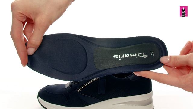 3252605 Видеообзор I Женские кроссовки на танкетке TAMARIS REA смотреть онлайн