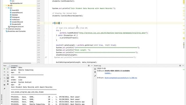 Java Engine for DB and Iris Dataset смотреть онлайн
