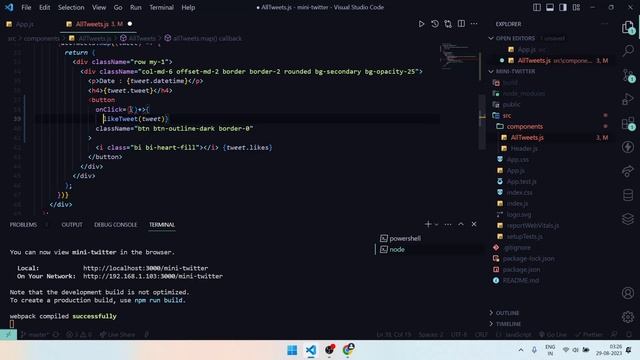 Use Post API in React JS | Twitter Clone - 9 смотреть онлайн