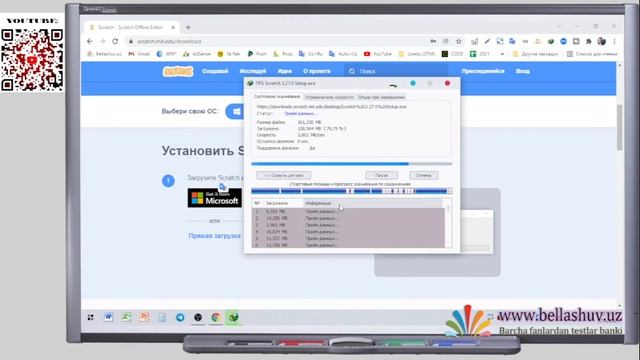 Scratch dasturini yuklash va o'rnatish смотреть онлайн