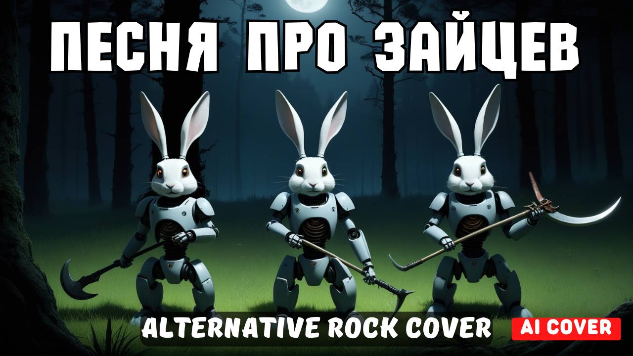 Песня про зайцев (Ai cover) - Alternative Rock Cover смотреть онлайн