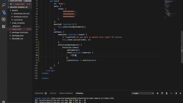 QRCode Scanner โดยใช้ instascan & vuejs แบบง่ายๆกัน EP4 смотреть онлайн