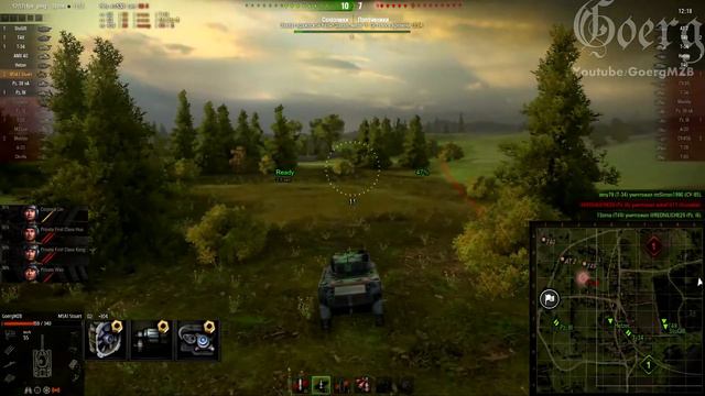 World of Tanks M5A1 Stuart. Знак классности "Мастер". смотреть онлайн