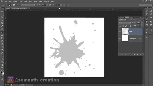 How to Create Custom Shape Brush Using Any Photoshop in HINDI смотреть онлайн