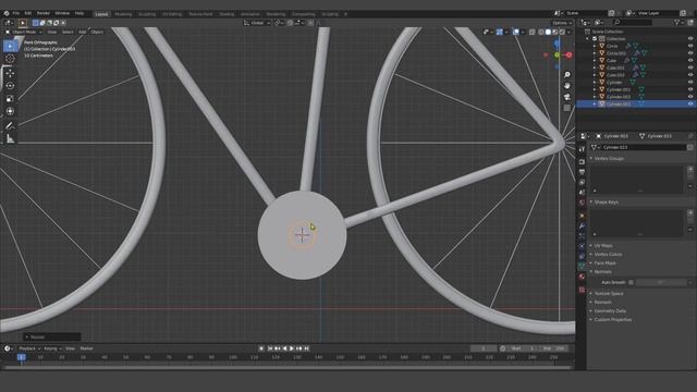How To Make A Bicycle In Blender | Bicycle Modeling Blender | Blender Bicycle Tutorial