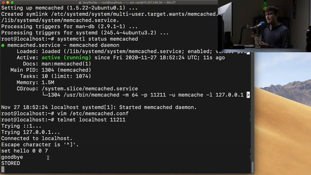 How to Install Memcached on Ubuntu (plus basic command usage) смотреть онлайн