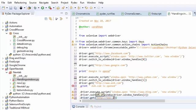 how to handle multiple windows or tabs in selenium webdriver python || Python switch windows смотреть онлайн