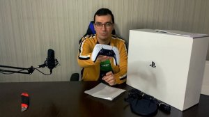 Распаковка Playstation 5, первое включение и подключение PS VR к PS5.
