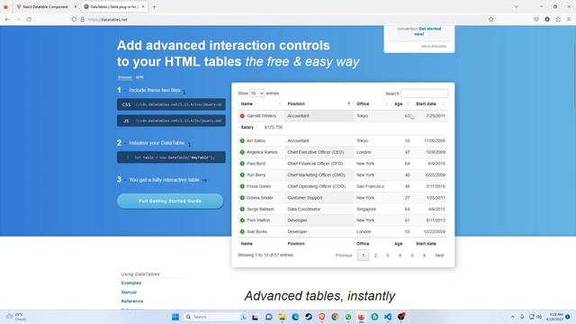 React DataTable Component Tutorial Part - 1 : Introduction | React | Data Table смотреть онлайн