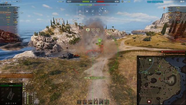 АРТА в ТОПЕ - ВРАГИ в ЗОПЕ ? World of Tanks G.W. Panther смотреть онлайн