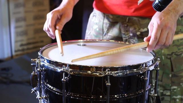 Drum Gear DGS B1465 Black Brass Snare 14x6.5