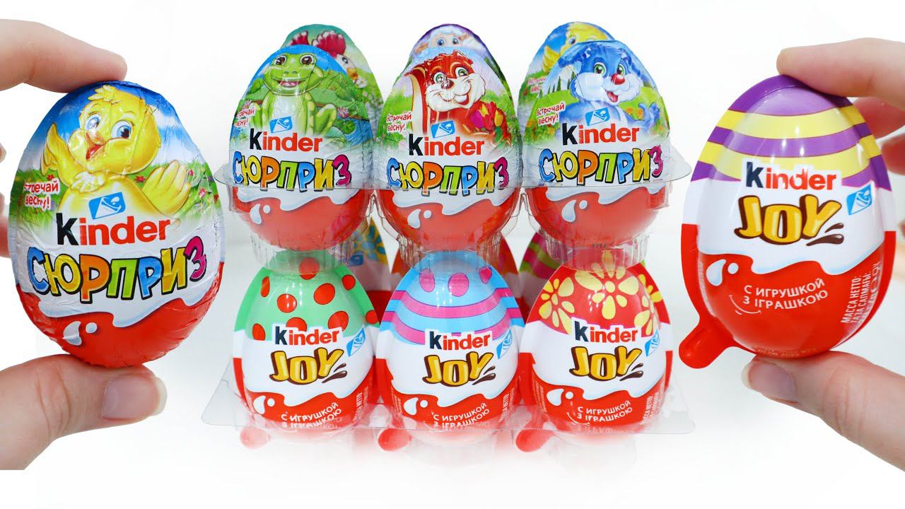 Новые Киндер Сюрприз ВЕСНА Киндер Джой смотреть онлайн