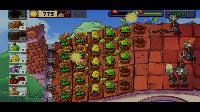 Прохождение Plants vs Zombies #28 Пальма. смотреть онлайн
