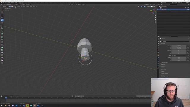 Blender 3D Modelling Introduction Tutorials - Setting Object Origin - Mushroom 2 смотреть онлайн