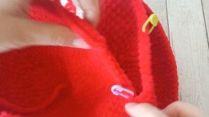 Плюшевая подушка сердце вязаная крючком/pillow crochet