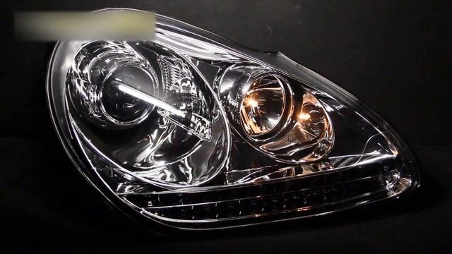 Тюнинг фары Порш Каен | Tuning headlights Porsche Cayenne `03-`07 хром H7/H1 смотреть онлайн