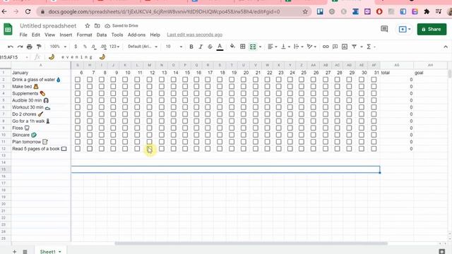 How To Create Habit Tracker with Google Sheets (+ FREE TEMPLATE) смотреть онлайн