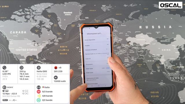 OSCAL S80 by Blackview - Rugged Phone Completo ! ( Recensione ) смотреть онлайн