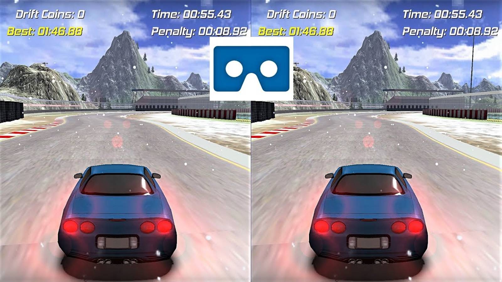 Real Drift 3D VR video 1 3D SBS VR box google cardboard смотреть онлайн