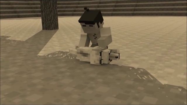 Minecraft - Steve VS Skeleton смотреть онлайн