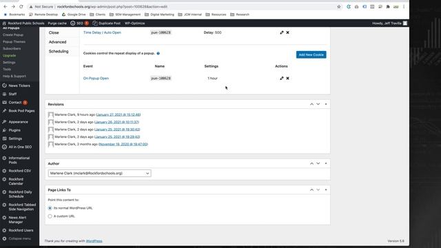 Editing The WP Popup Maker Cookies - Forcing Popup To Reload After Editing