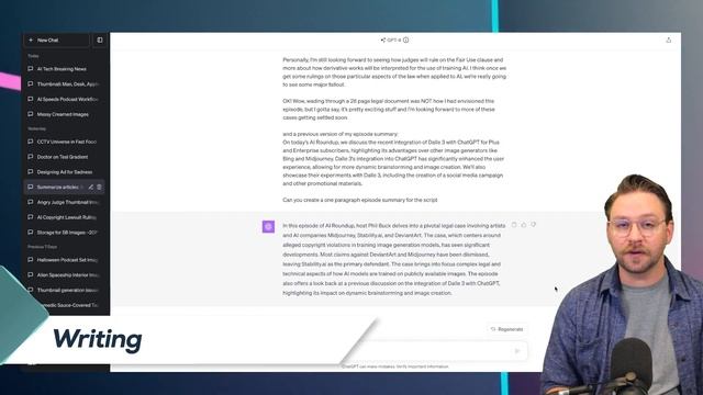 How ChatGPT Makes Podcasting Easier Than Ever (Content Creation Tips) - AI Roundup Ep. 36 смотреть онлайн