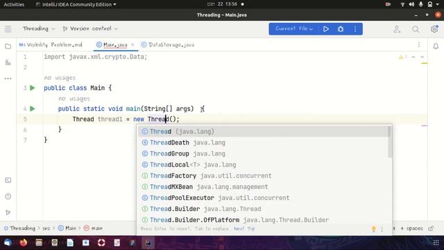 Java Multi threading visibility problem | Java volatile keyword смотреть онлайн