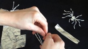 Паук из фольги