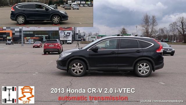 SLIP TEST - AWD FAIL? Honda CR-V 2013 vs 2016 - manual vs automatic - @4x4.tests.on.rollers смотреть онлайн