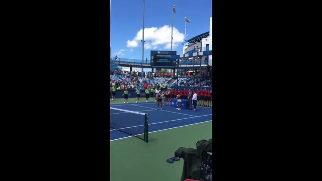 Barbora Strycova speech after winning doubles championship Cincy tennis 8-21-16. смотреть онлайн