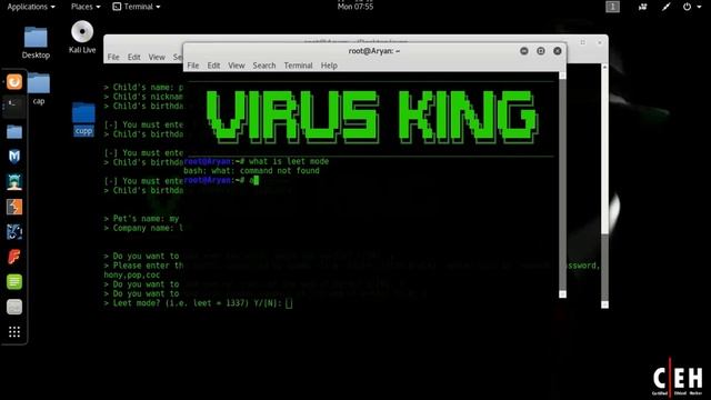 How to generate target based Wordlists / Password List in Kali Linux /dictionary attack смотреть онлайн