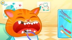 Мультики для детей как Арина попала в игре с котиком Bubbu в Больницу | Арина Лечит Бубу